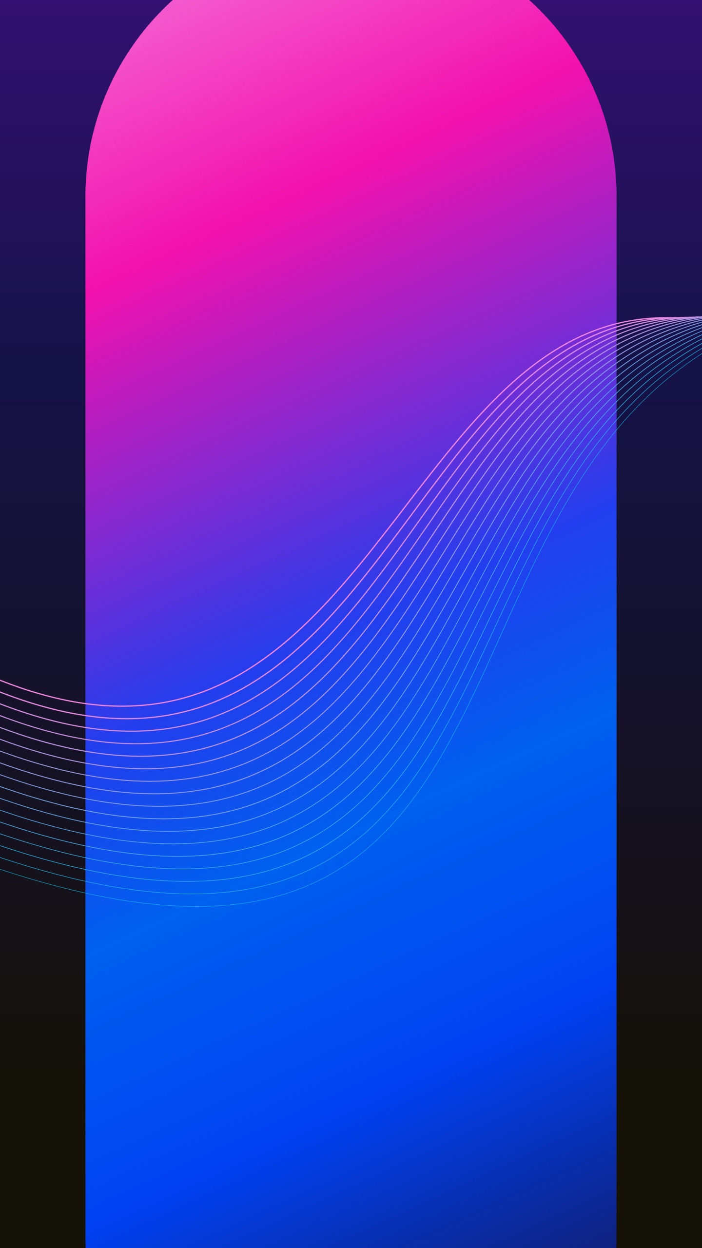 Cercle, Graphisme, la Pureté de la Couleur, Blue, Purple. Wallpaper in 1440x2560 Resolution