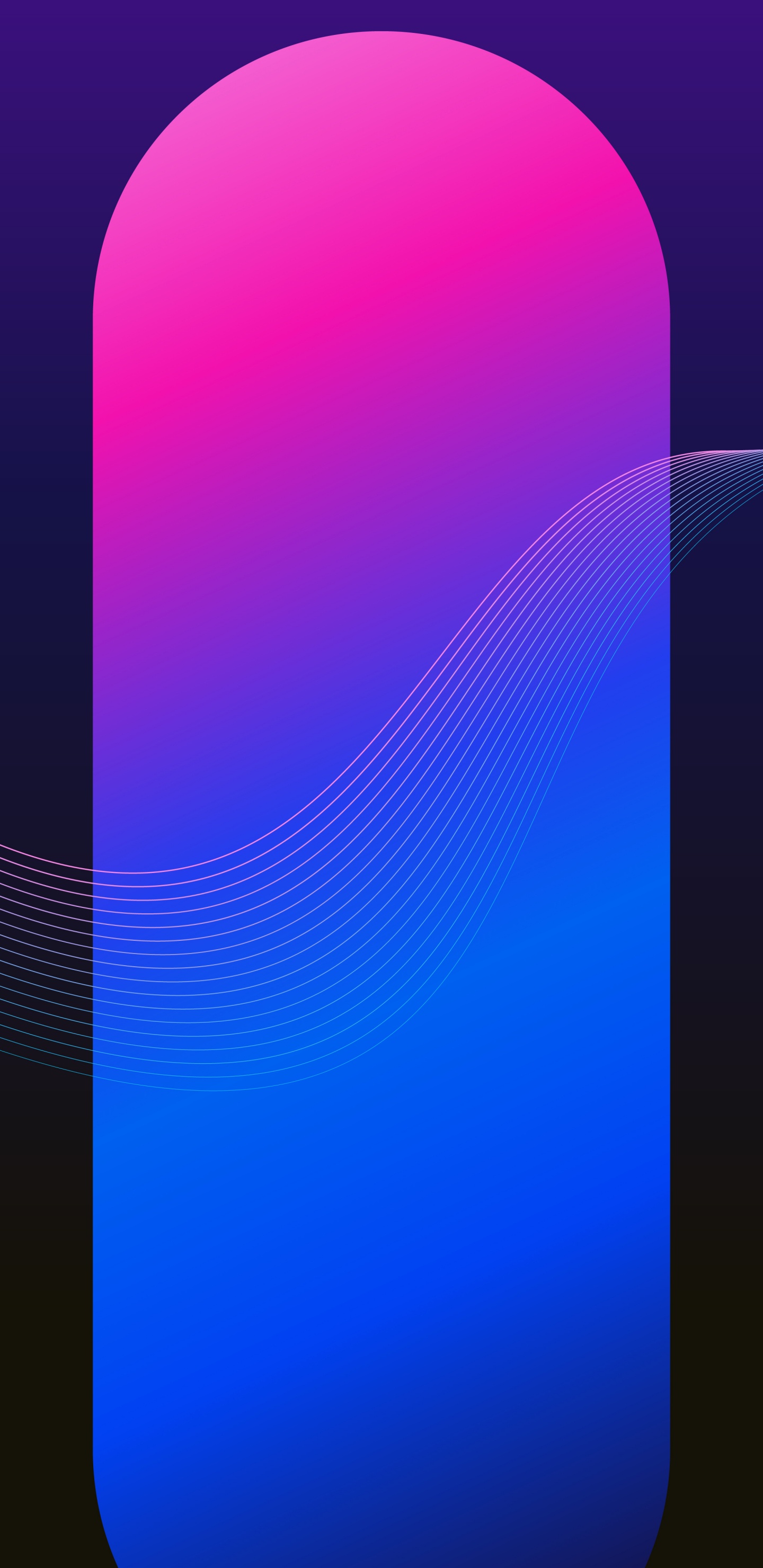 Cercle, Graphisme, la Pureté de la Couleur, Blue, Purple. Wallpaper in 1440x2960 Resolution