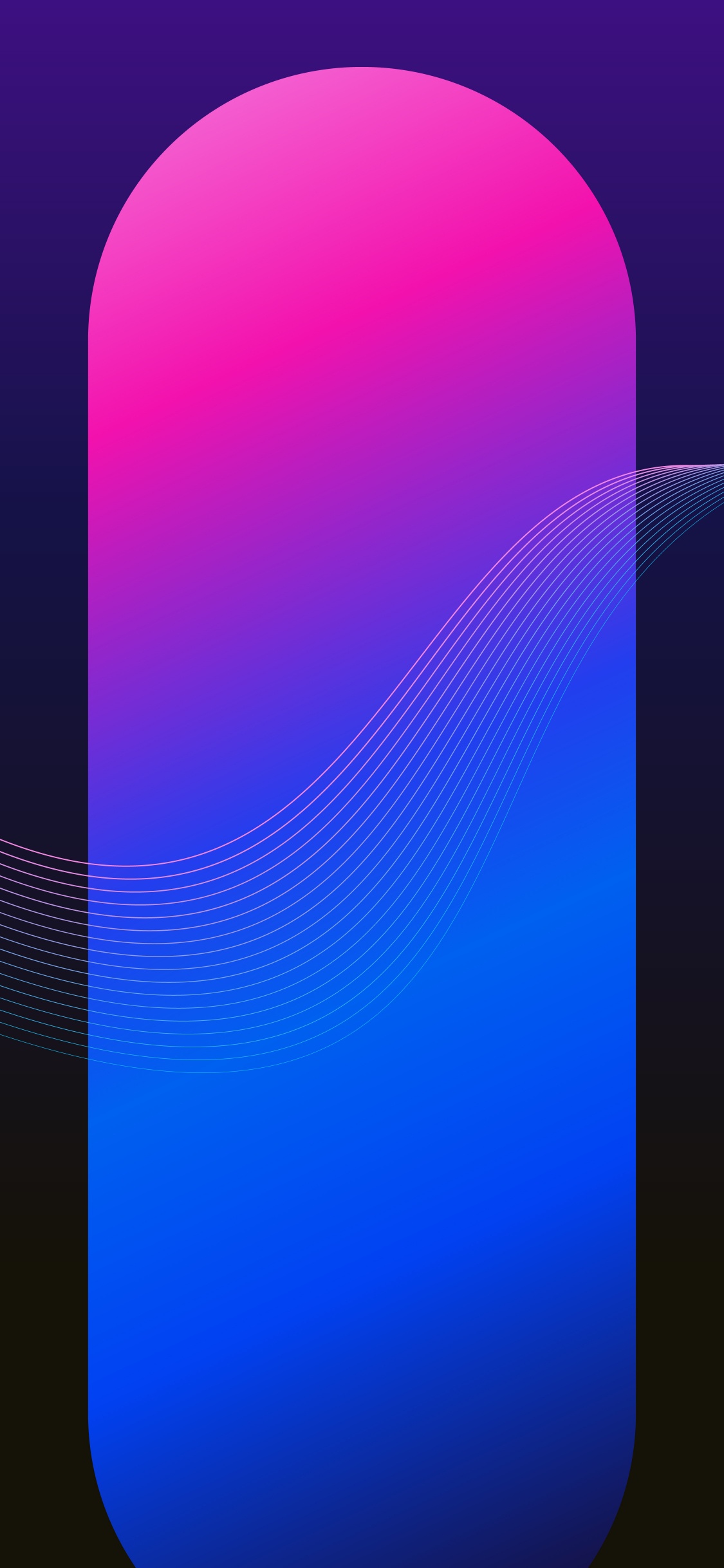 Circle, Graphic Design, Colorfulness, Blue, Purple. Wallpaper in 1125x2436 Resolution