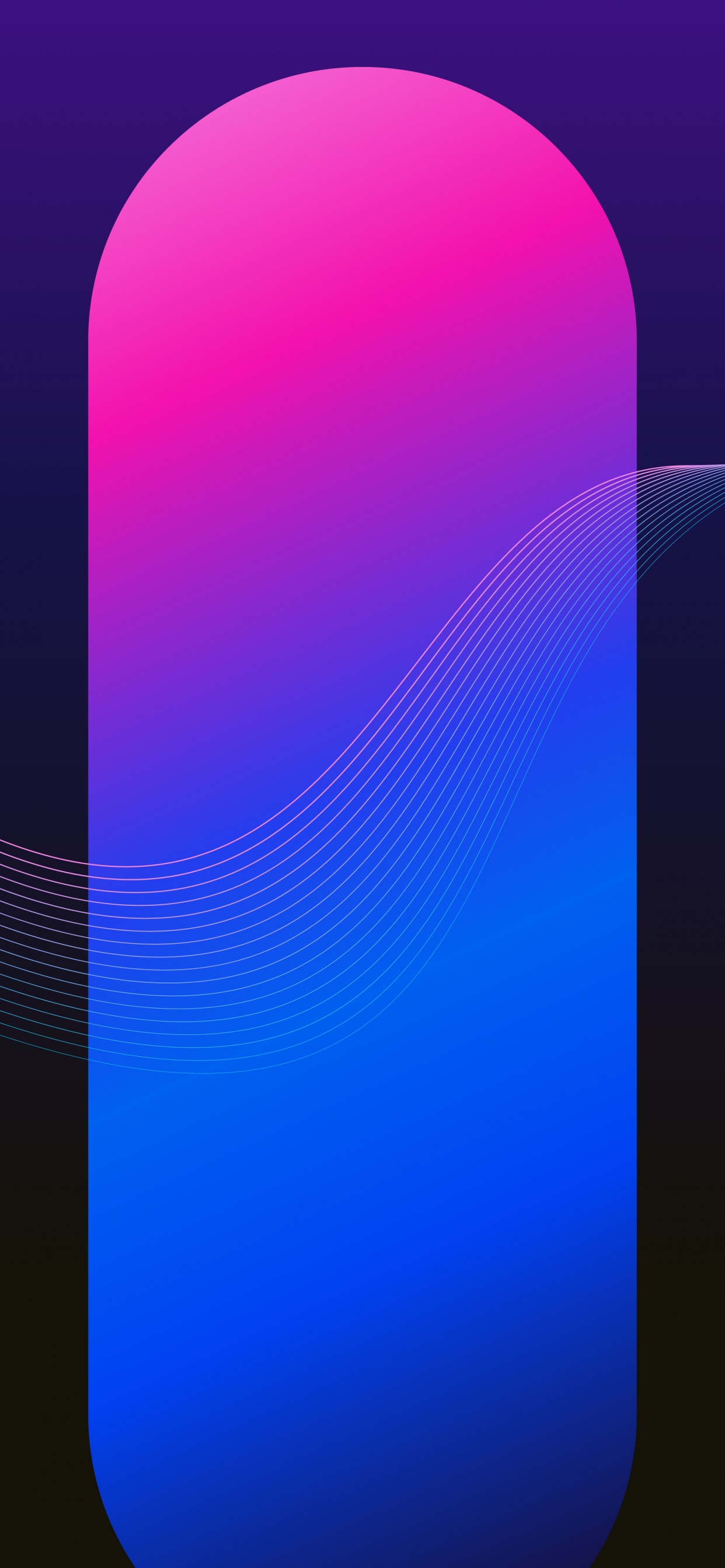 Circle, Graphic Design, Colorfulness, Blue, Purple. Wallpaper in 1242x2688 Resolution