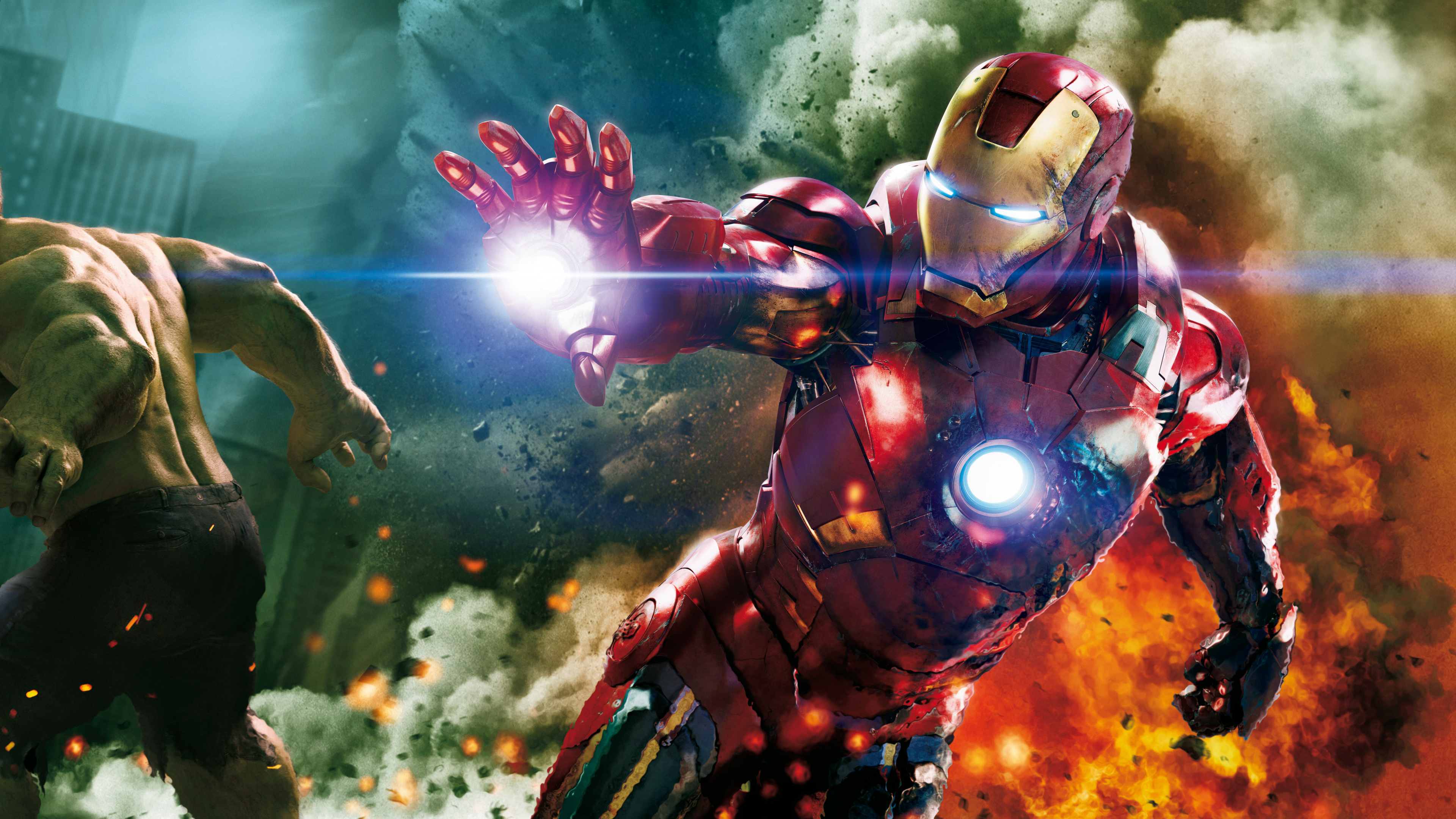 Homme en Costume Rouge et Noir. Wallpaper in 3840x2160 Resolution