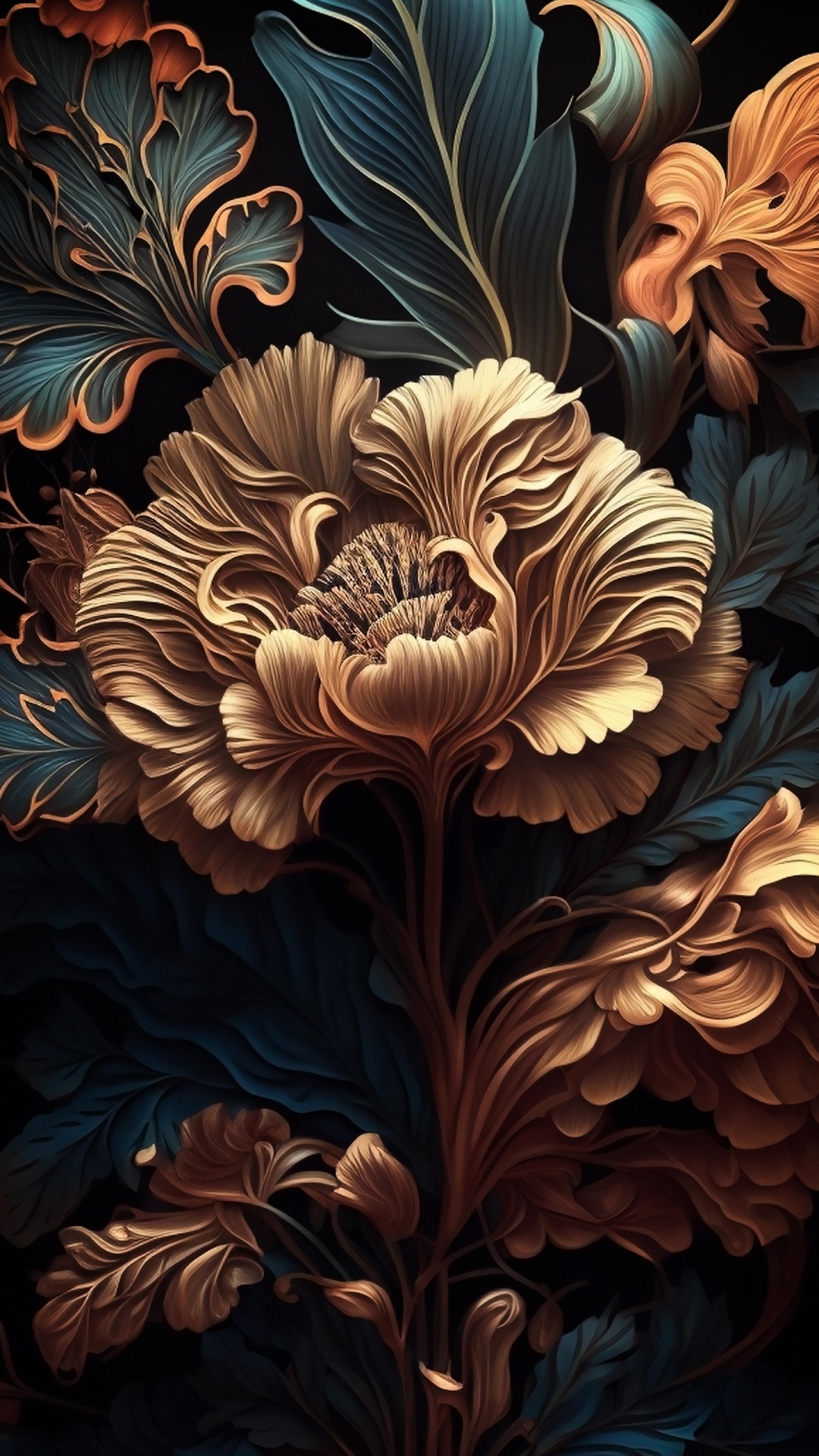 Dark Vintage, Art, Painting, Artist, Abstract Art. Wallpaper in 1080x1920 Resolution