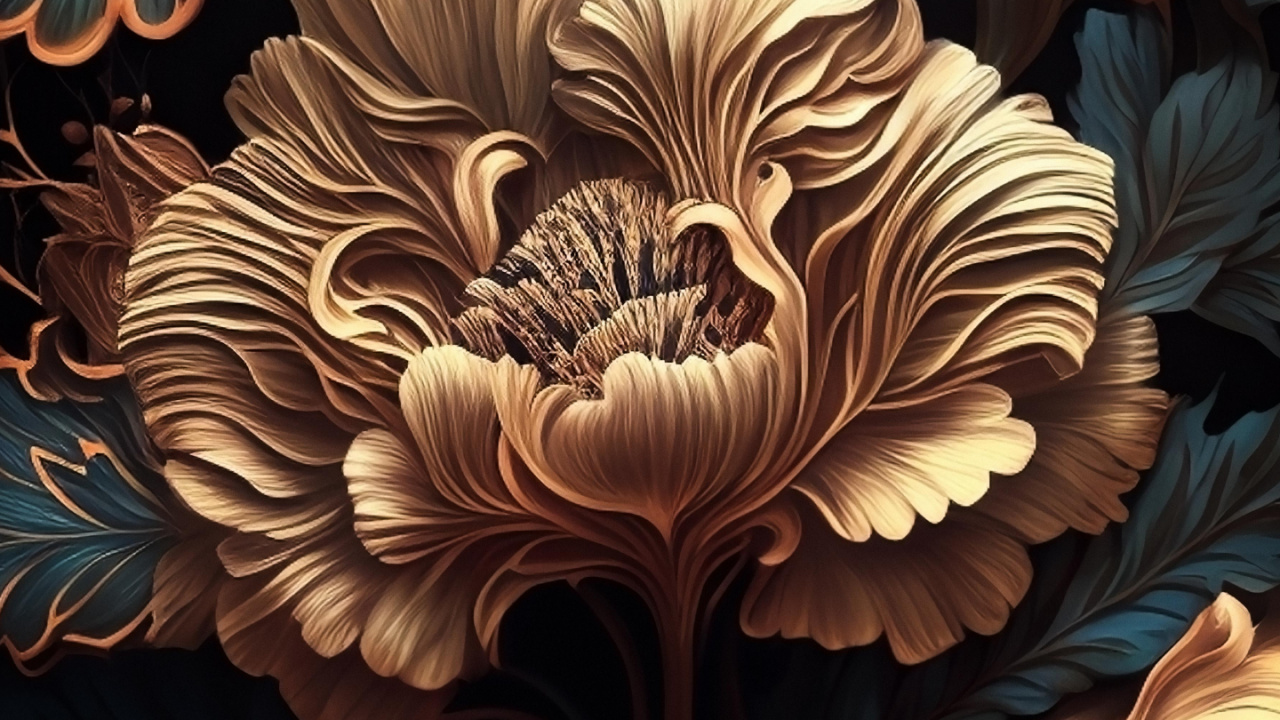 Dark Vintage, Art, Painting, Artist, Abstract Art. Wallpaper in 1280x720 Resolution