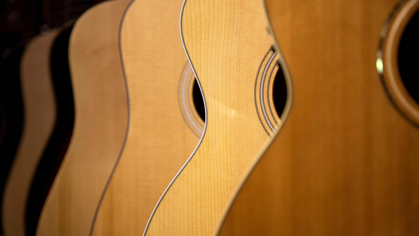 Guitarra Acústica, Guitarra, Instrumento de Cuerda, Instrumentos de Cuerda Pulsada, Instrumento Musical. Wallpaper in 1366x768 Resolution