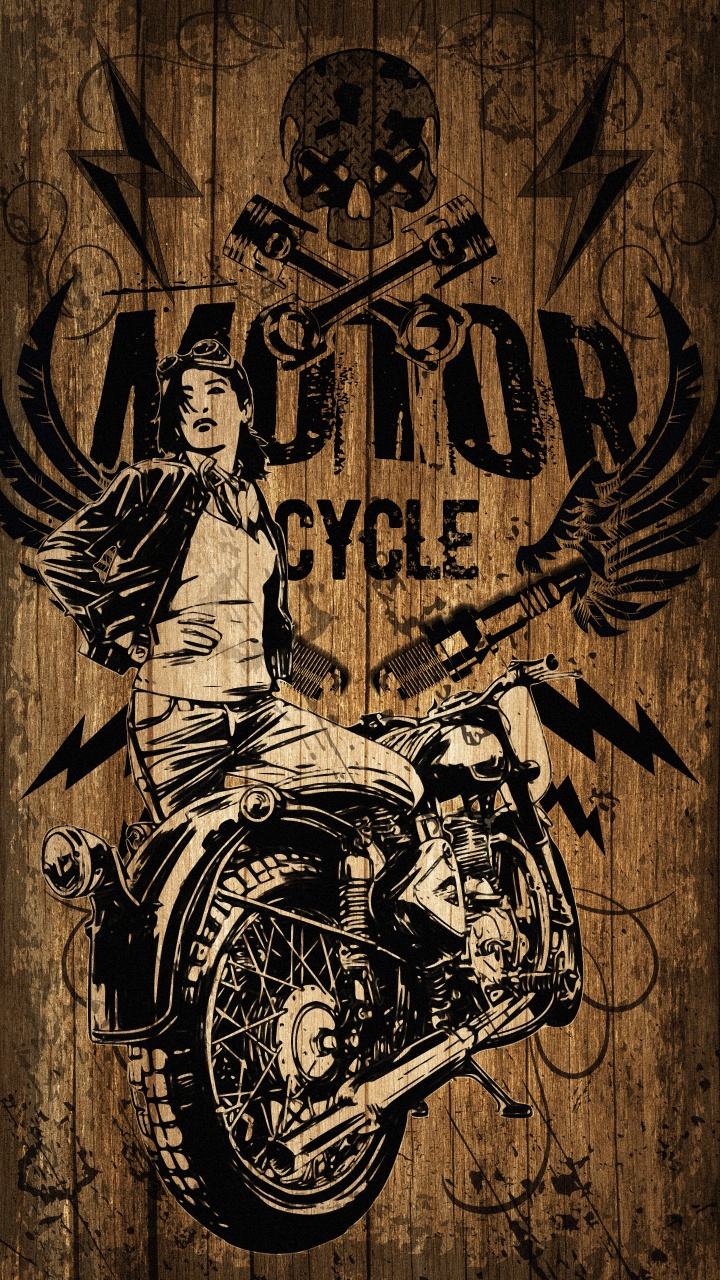 Illustration, Tire, Motorrad, Rad, KFZ-Reifen. Wallpaper in 720x1280 Resolution