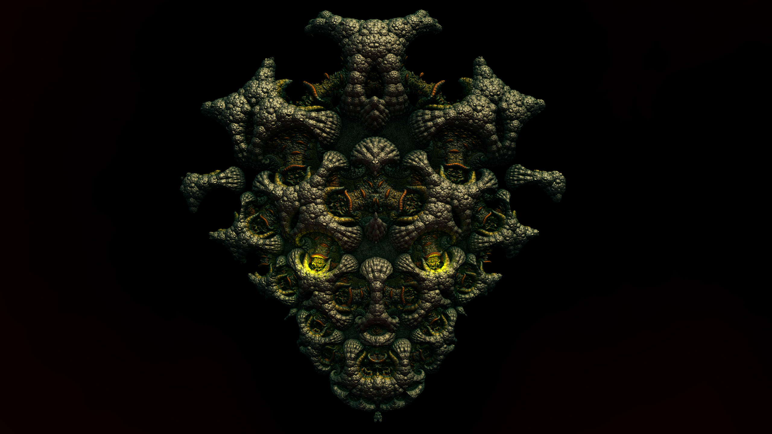 Décor Floral Argent et Noir. Wallpaper in 2560x1440 Resolution