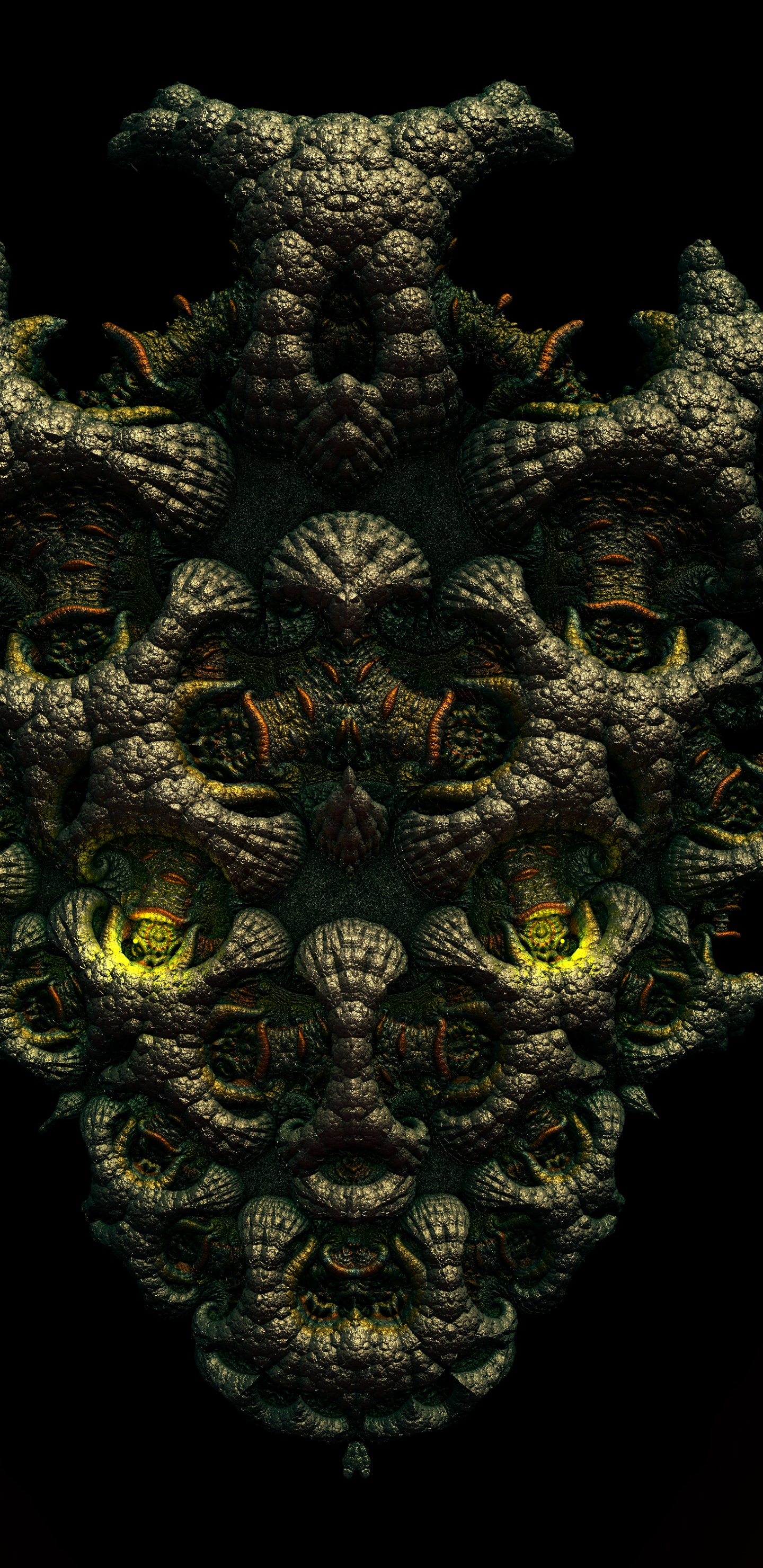 Silver and Black Floral Decor. Wallpaper in 1440x2960 Resolution