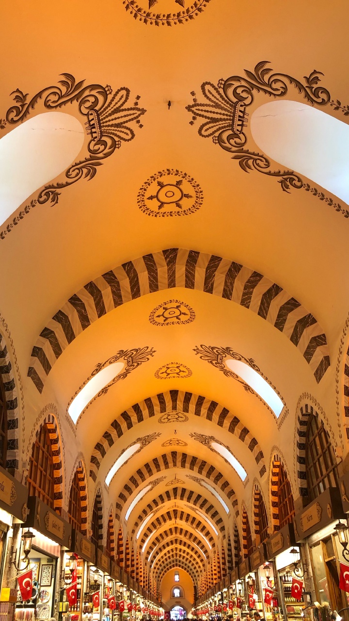 Arch, Msr Ars, Sabiha Gokcen International Airport, Ceiling, Retail. Wallpaper in 720x1280 Resolution