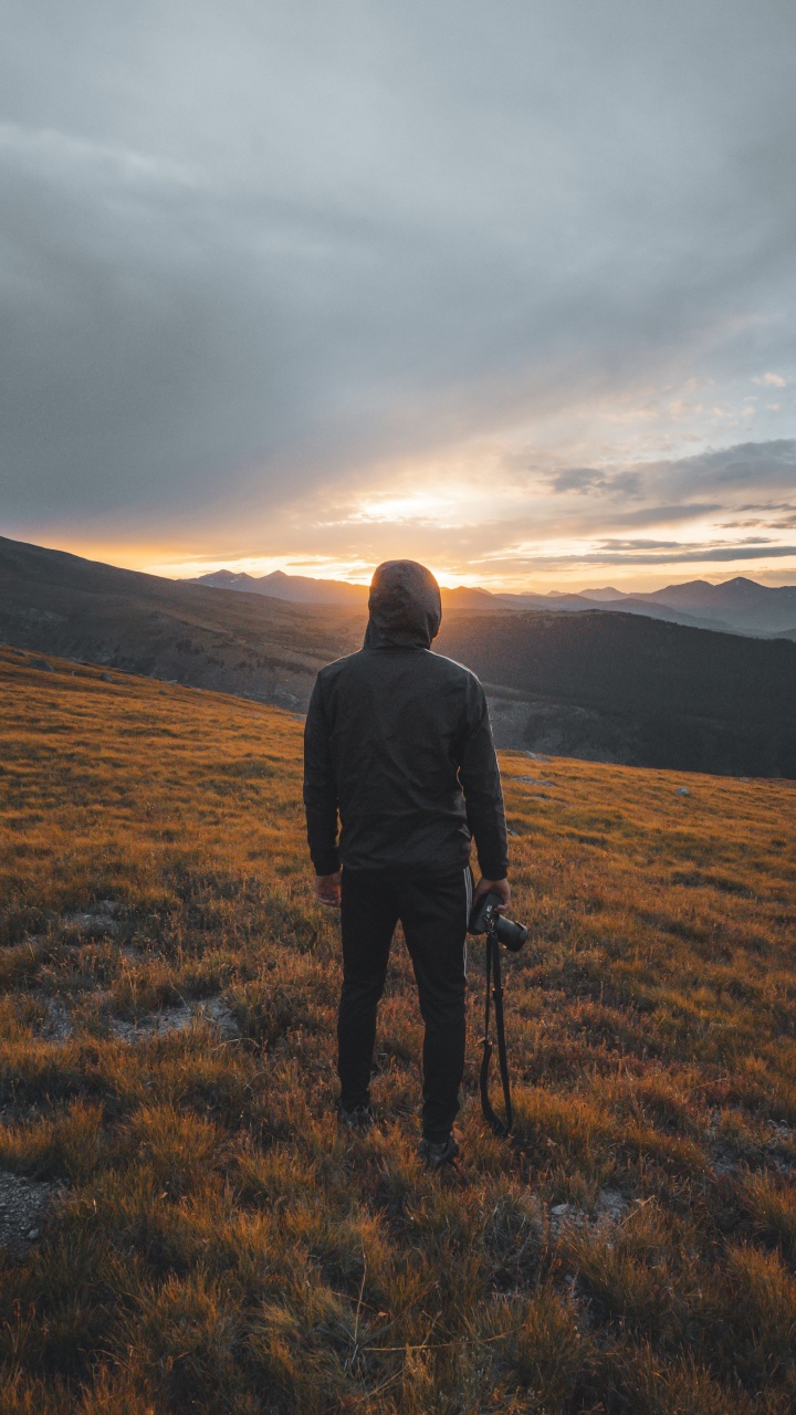 高地, 地平线, 生态区, 跌倒了, 日落 壁纸 720x1280 允许