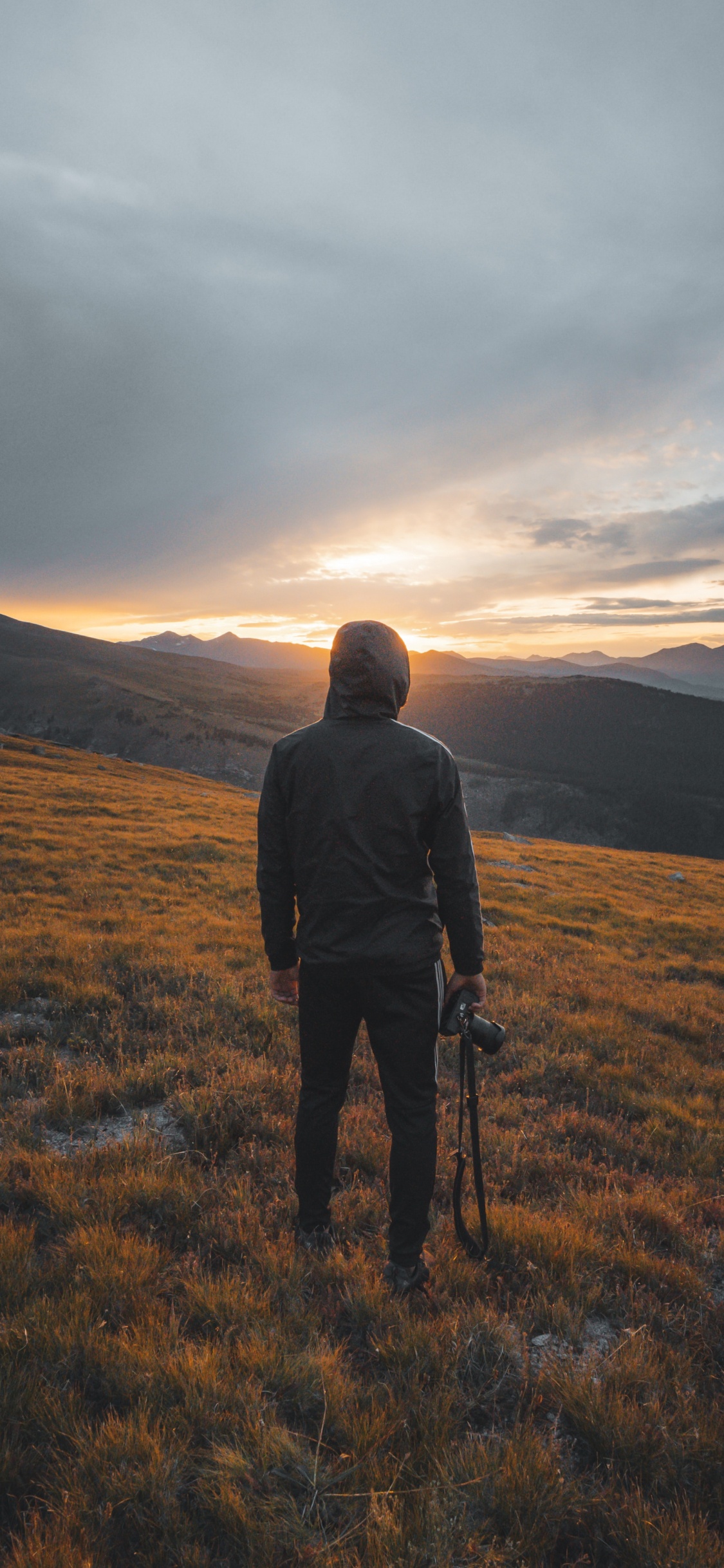 Highland, Colina, Ecorregión, Cayó, Puesta. Wallpaper in 1125x2436 Resolution