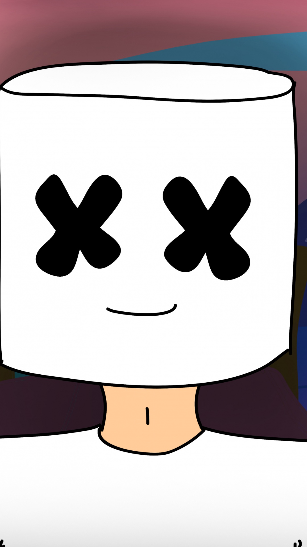 Personaje de Dibujos Animados de Niña de Pelo Negro. Wallpaper in 1080x1920 Resolution