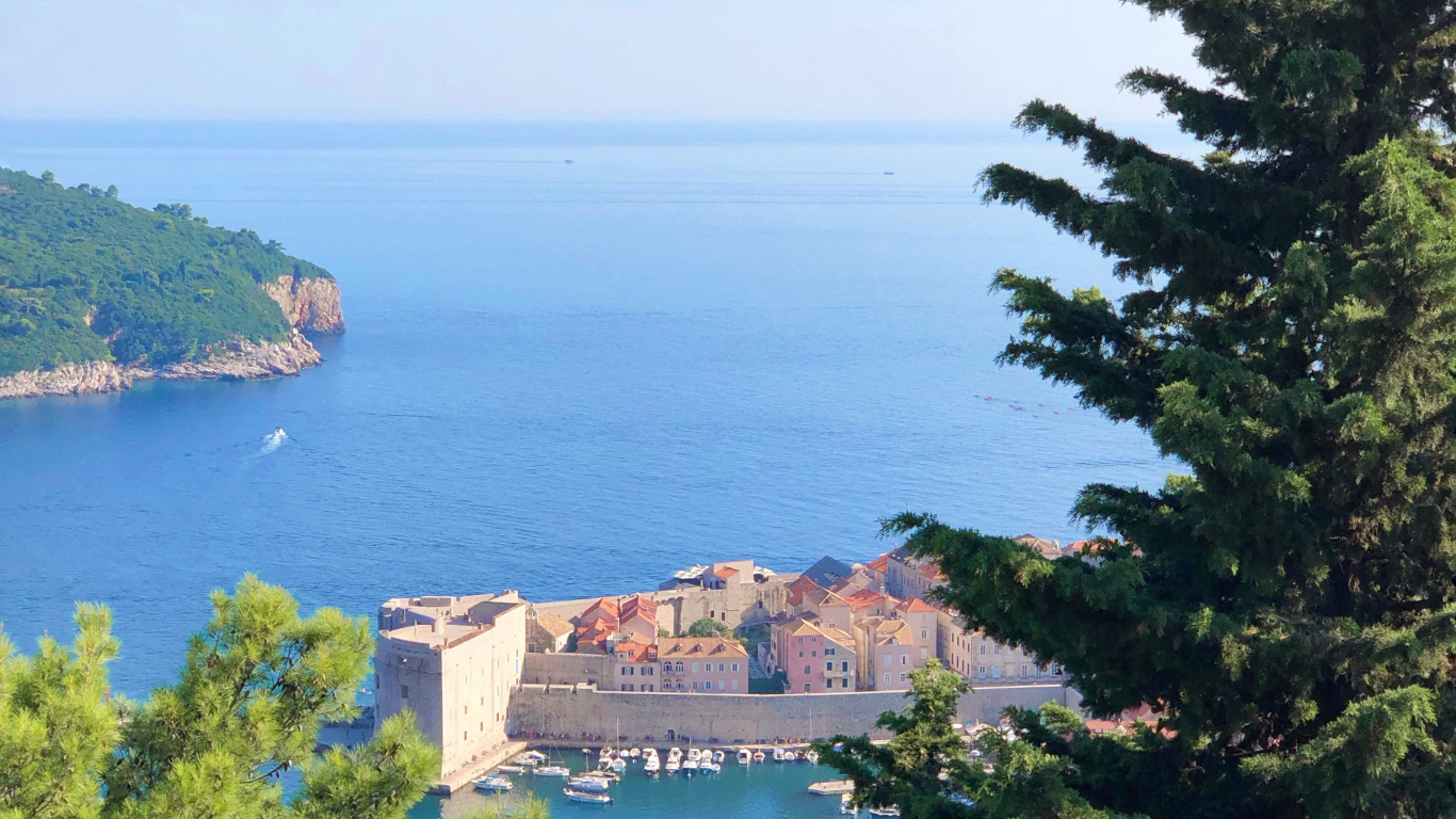 Côte, Mount Scenery, Corps de L'eau, Azure, Evergreen. Wallpaper in 1366x768 Resolution