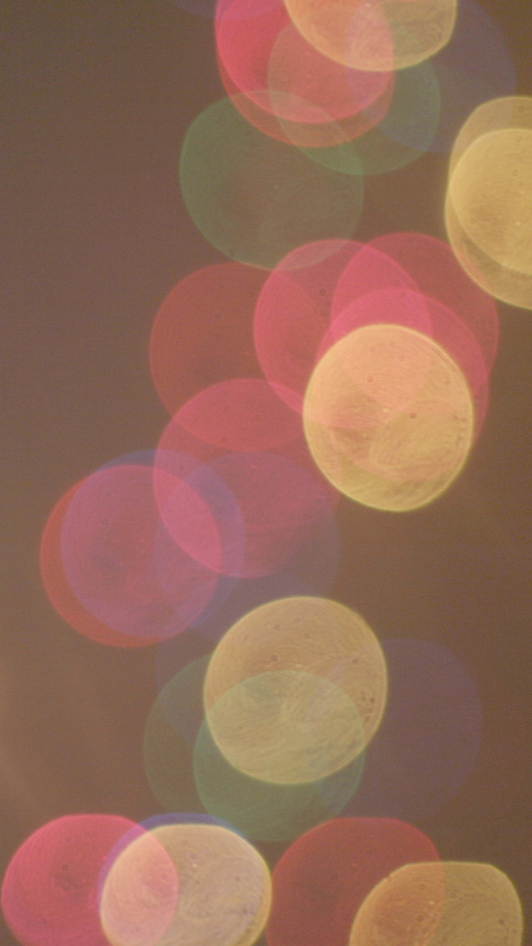Pink Blue and Yellow Polka Dot Textile. Wallpaper in 750x1334 Resolution