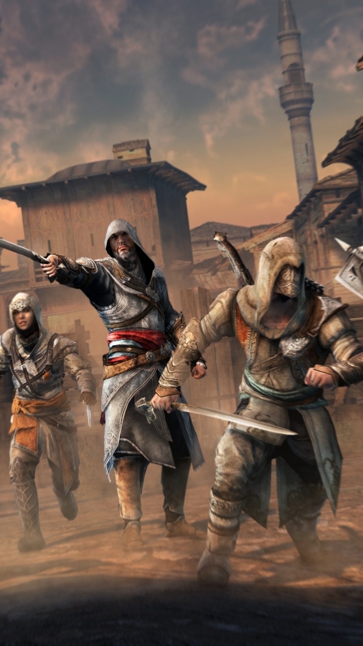 Assassins Creed Revelations, Assassins Creed Brotherhood, Ezio Auditore, Assassins Creed III, Jeu Pc. Wallpaper in 720x1280 Resolution
