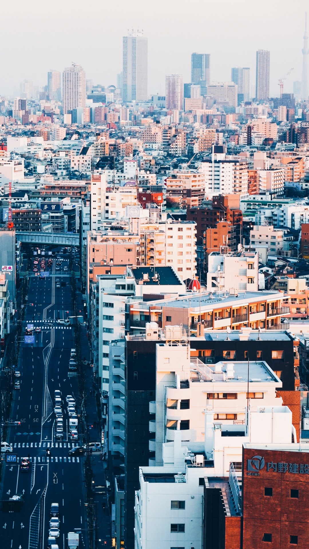 Vista Aérea de Los Edificios de la Ciudad Durante el Día.. Wallpaper in 1080x1920 Resolution