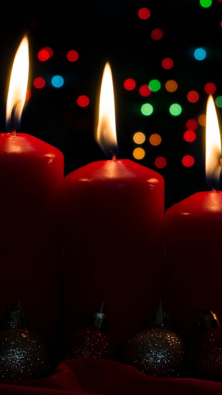 Christmas Day, Lighting, Candle, Light, Christmas. Wallpaper in 720x1280 Resolution