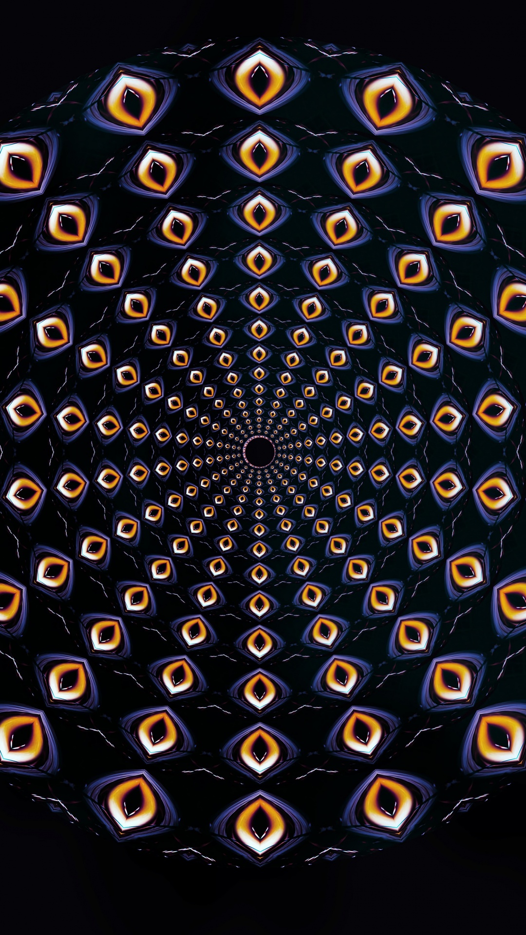 Boule Ronde Bleu et Argent. Wallpaper in 1080x1920 Resolution