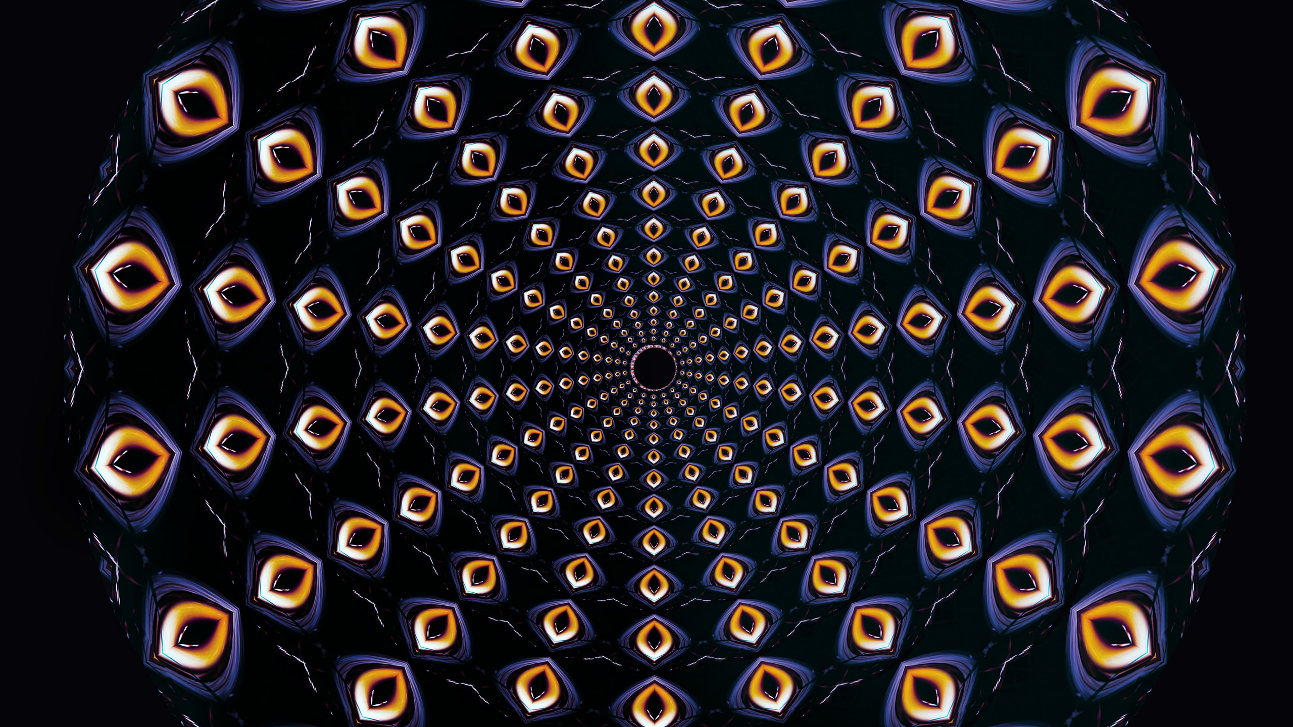 圆圈, 对称, 球体, 木, 橱柜 壁纸 2560x1440 允许