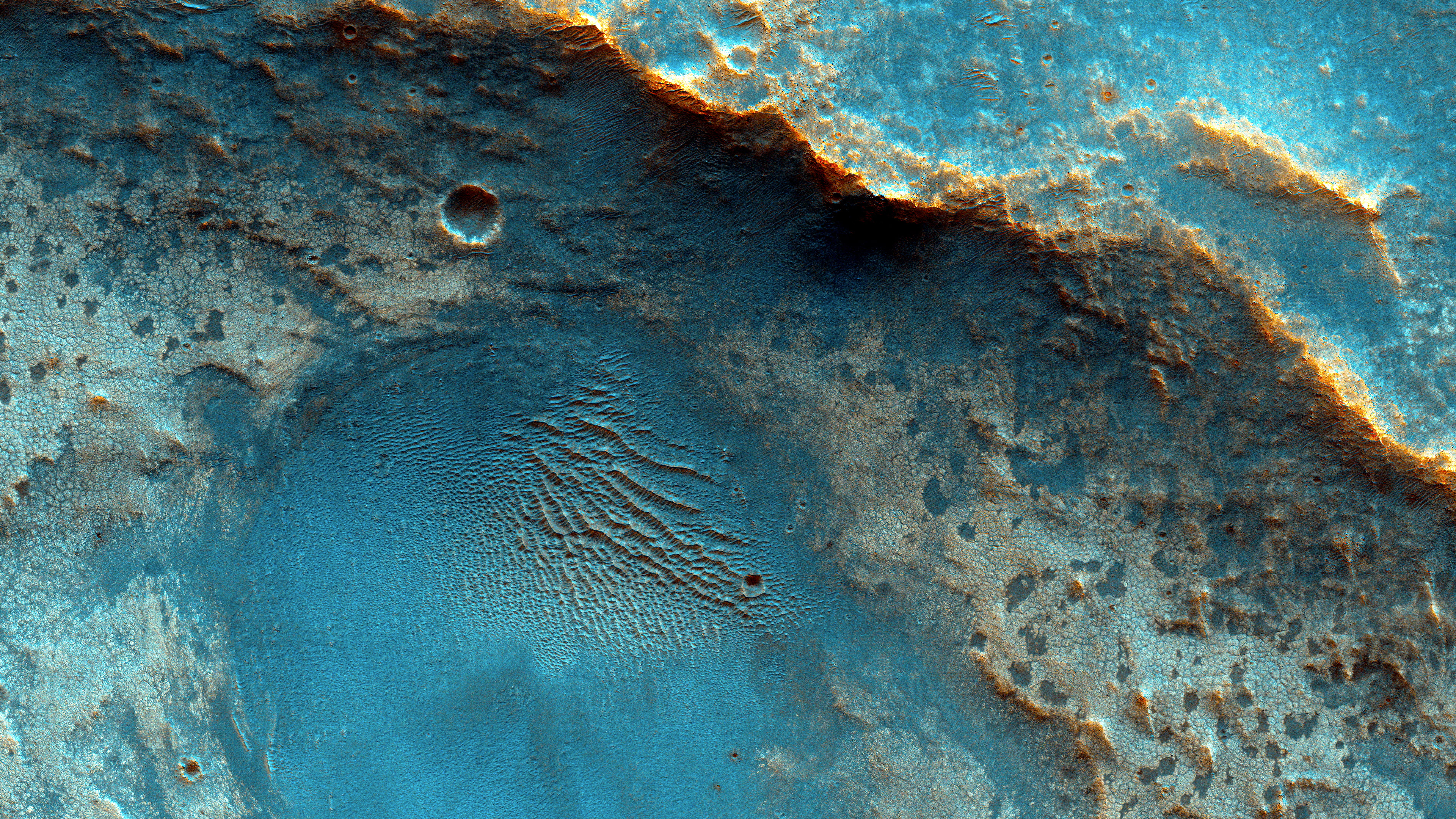 Mars Aerial, Nasa, Dune, Mars, Planet. Wallpaper in 3840x2160 Resolution