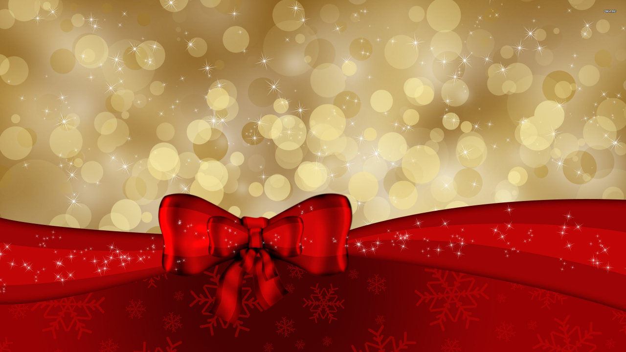Christmas Day, Holiday, Red, Ribbon, Christmas Gift. Wallpaper in 1280x720 Resolution