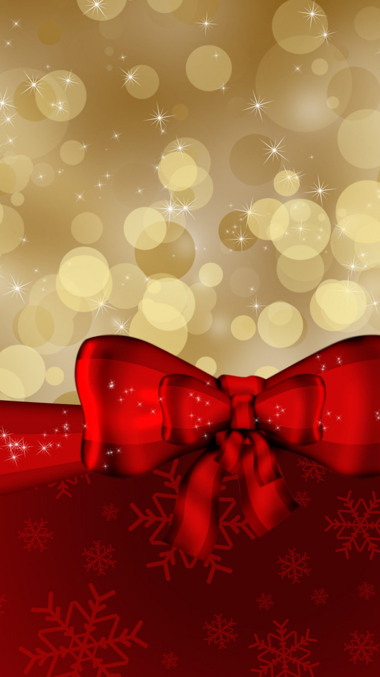 Weihnachten, Multifunktionsleiste, Weihnachtsgeschenk, Herzen, Weihnachtsdekoration. Wallpaper in 750x1334 Resolution