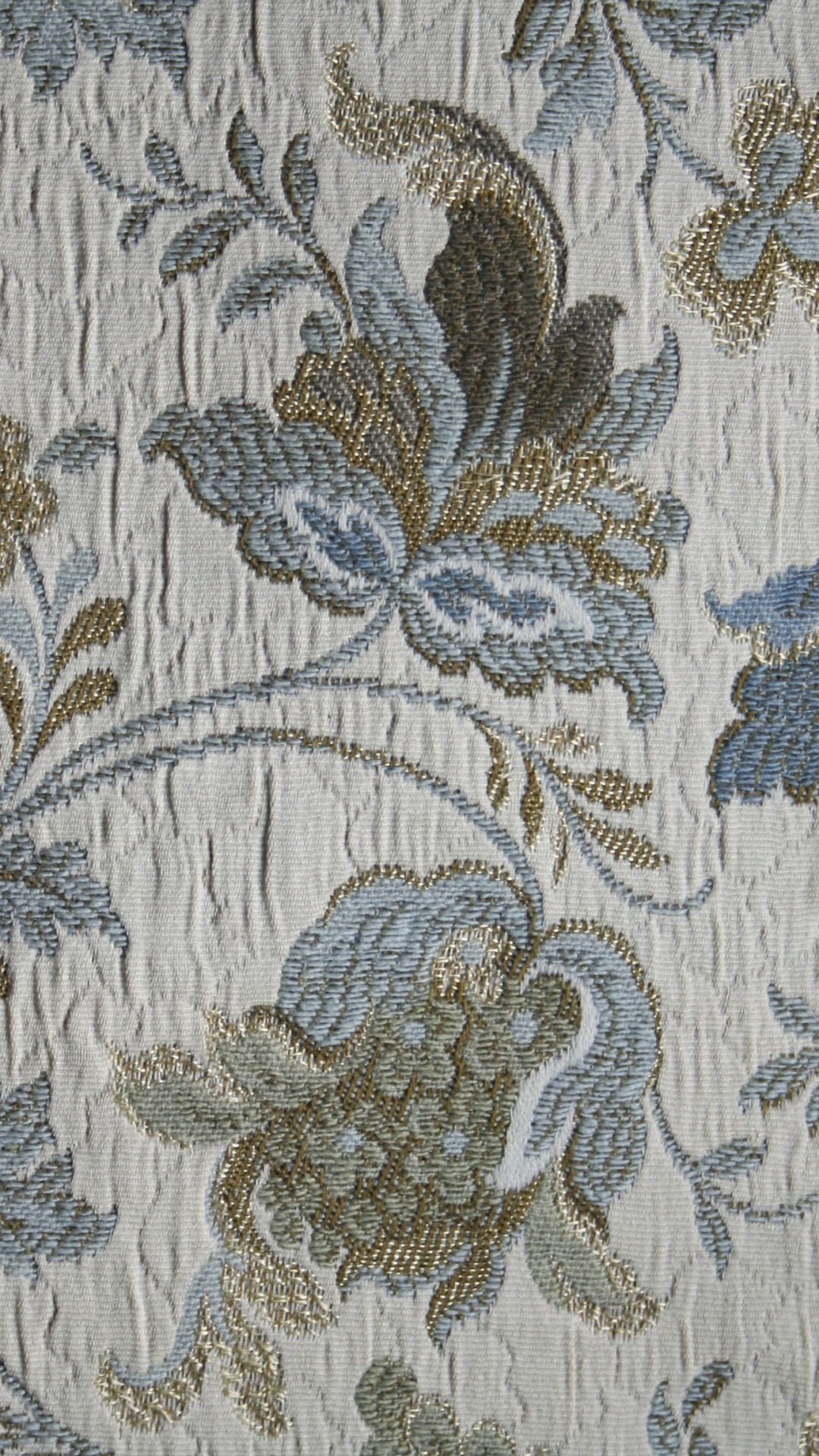 Textil Floral Blanco y Azul. Wallpaper in 1080x1920 Resolution