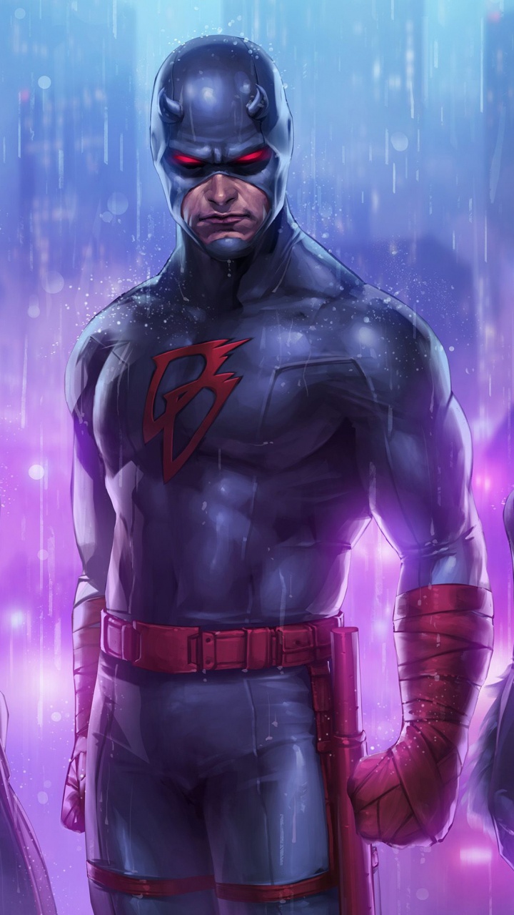 Marvel Zukunft Kämpfen, Matt Murdock, Superhelden, Supervillain, Szene. Wallpaper in 720x1280 Resolution