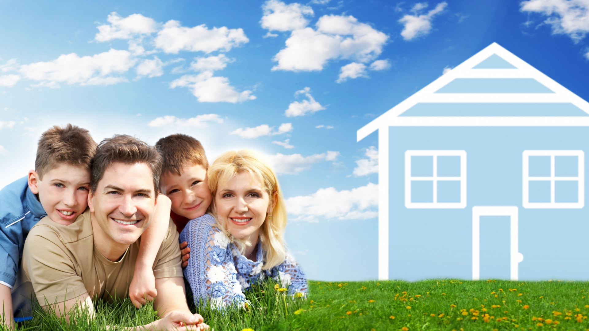 Real Estate, People, Fun, Meadow, Spring. Wallpaper in 1920x1080 Resolution