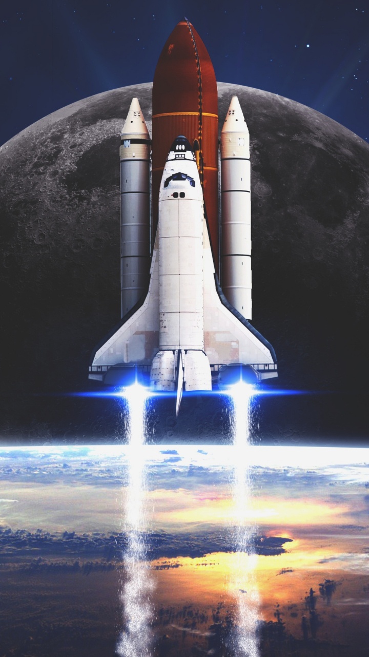 Space Shuttle Profile, Space Shuttle Program, Space Shuttle, Apollo Program, Nasa. Wallpaper in 720x1280 Resolution
