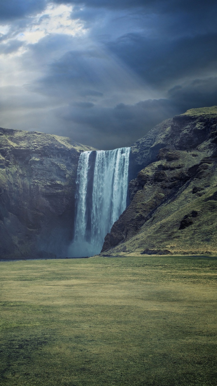 Skgafoss, 性质, 人体内的水, 水资源, 水道 壁纸 720x1280 允许