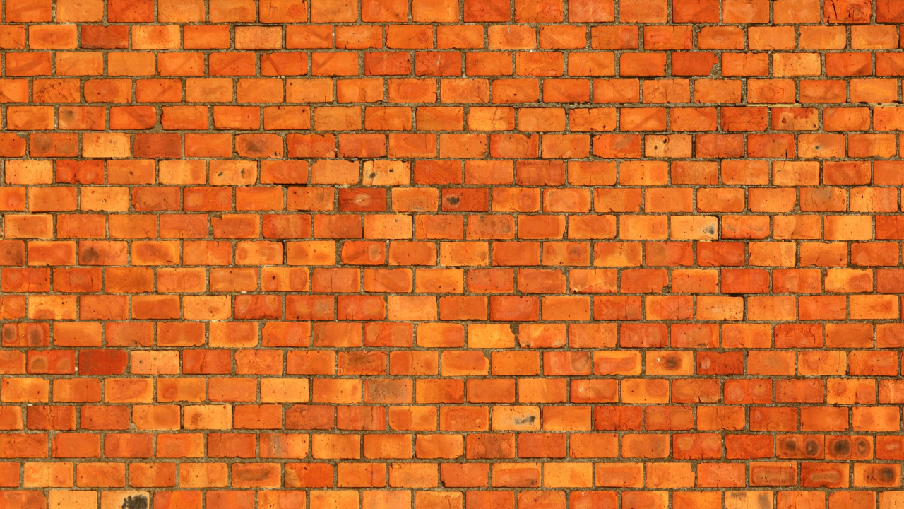 Brown Brick Wall During Daytime. Wallpaper in 1280x720 Resolution