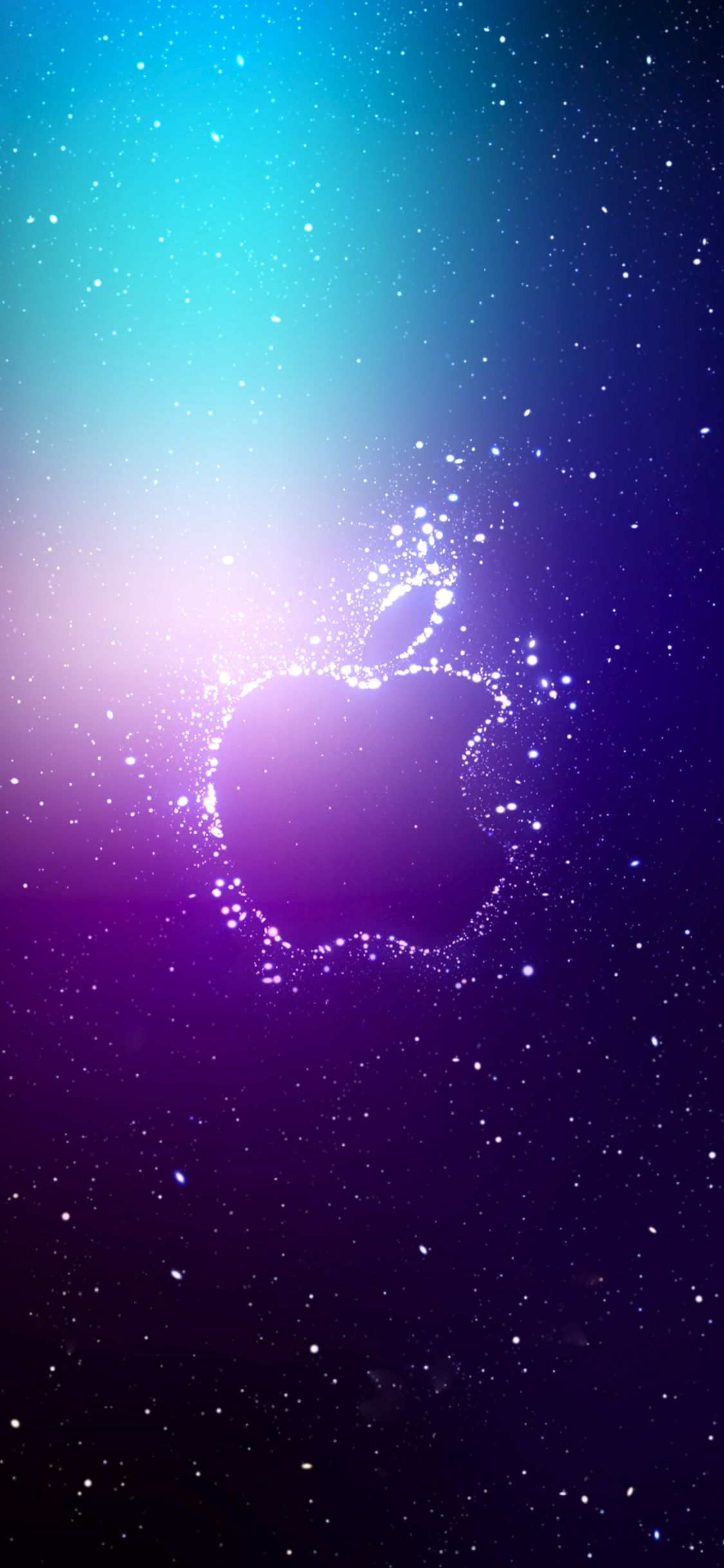 Äpfeln, Apple, Atmosphäre, Galaxy, Raum. Wallpaper in 1125x2436 Resolution