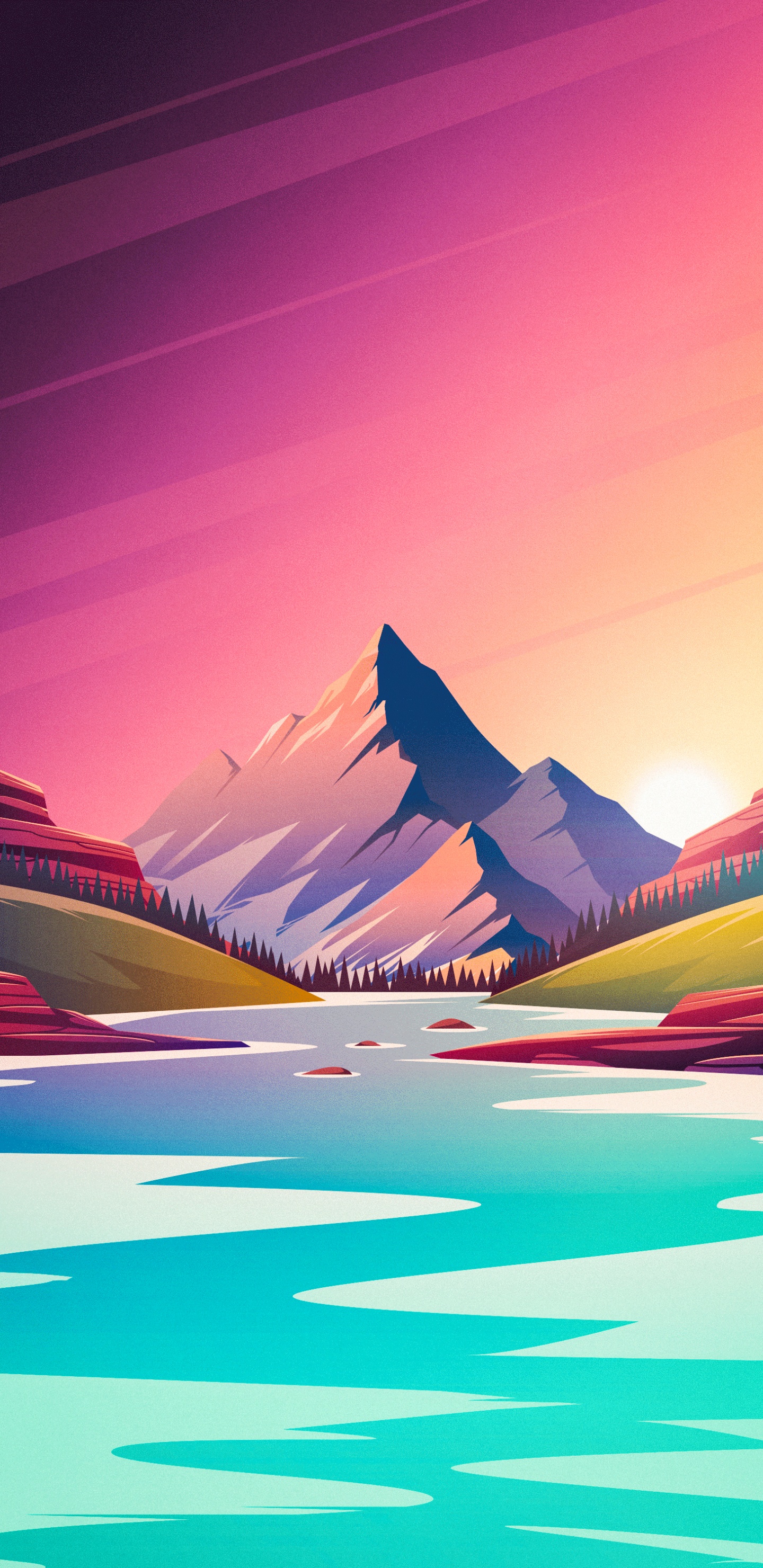 Android 12, 安卓, 谷歌, 智能手机, 气氛 壁纸 1440x2960 允许