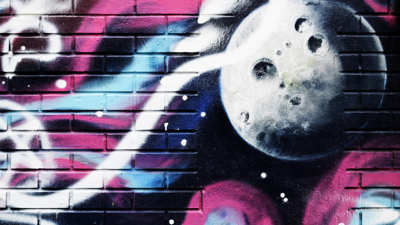 涂鸦, 街头艺术, 壁画, 艺术, 图形设计 壁纸 1280x720 允许