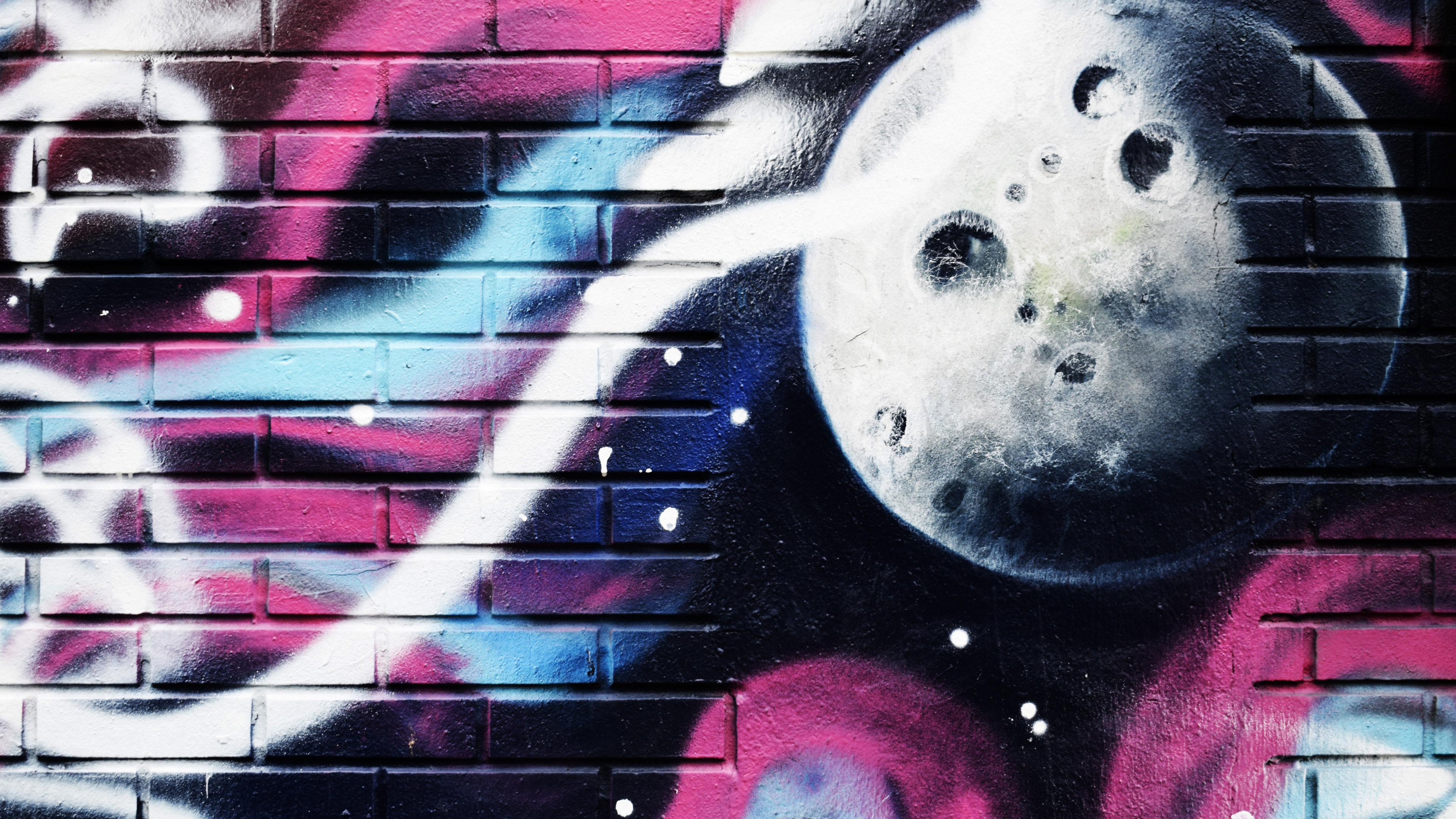 涂鸦, 街头艺术, 壁画, 艺术, 图形设计 壁纸 3840x2160 允许