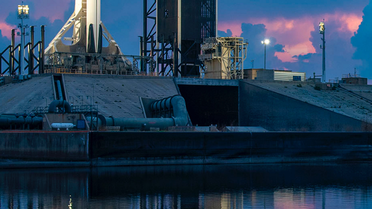 SpaceX, Spacex en el Lanzamiento, Tripulación Dragón Demo-2, la Estación Espacial Internacional, la Nasa. Wallpaper in 1280x720 Resolution