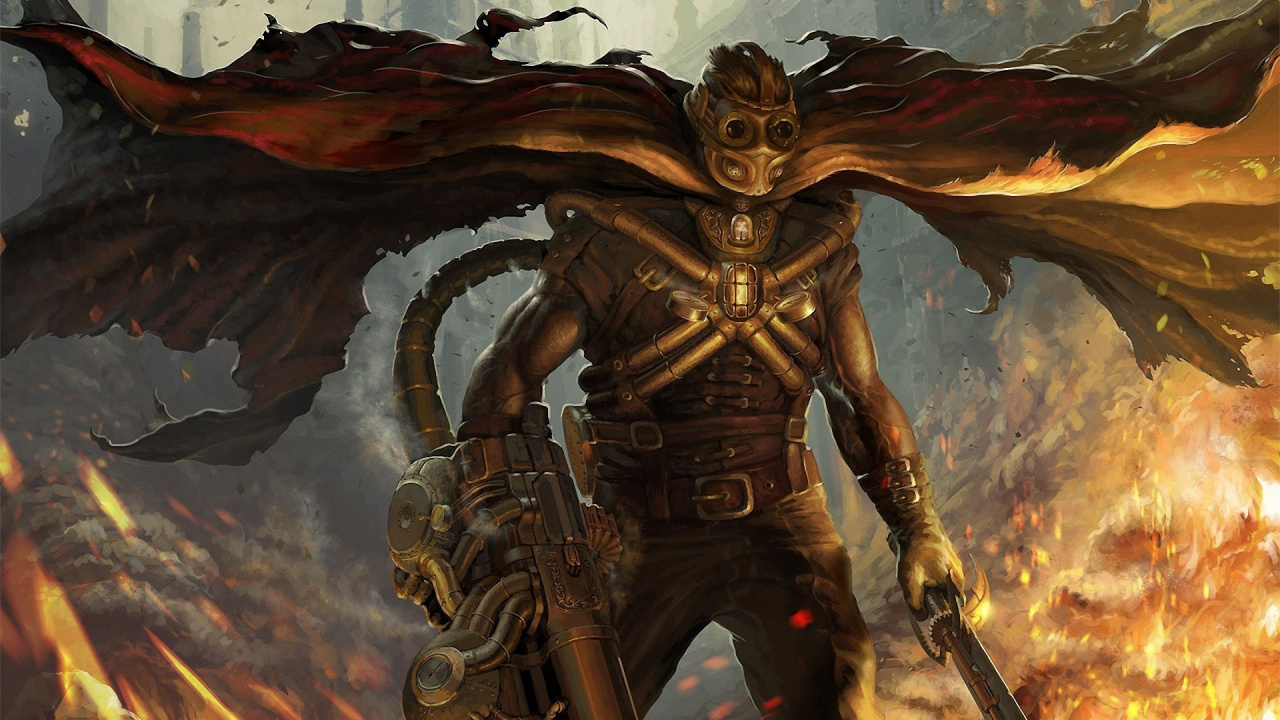 Brown and Black Monster Illustration. Wallpaper in 1280x720 Resolution