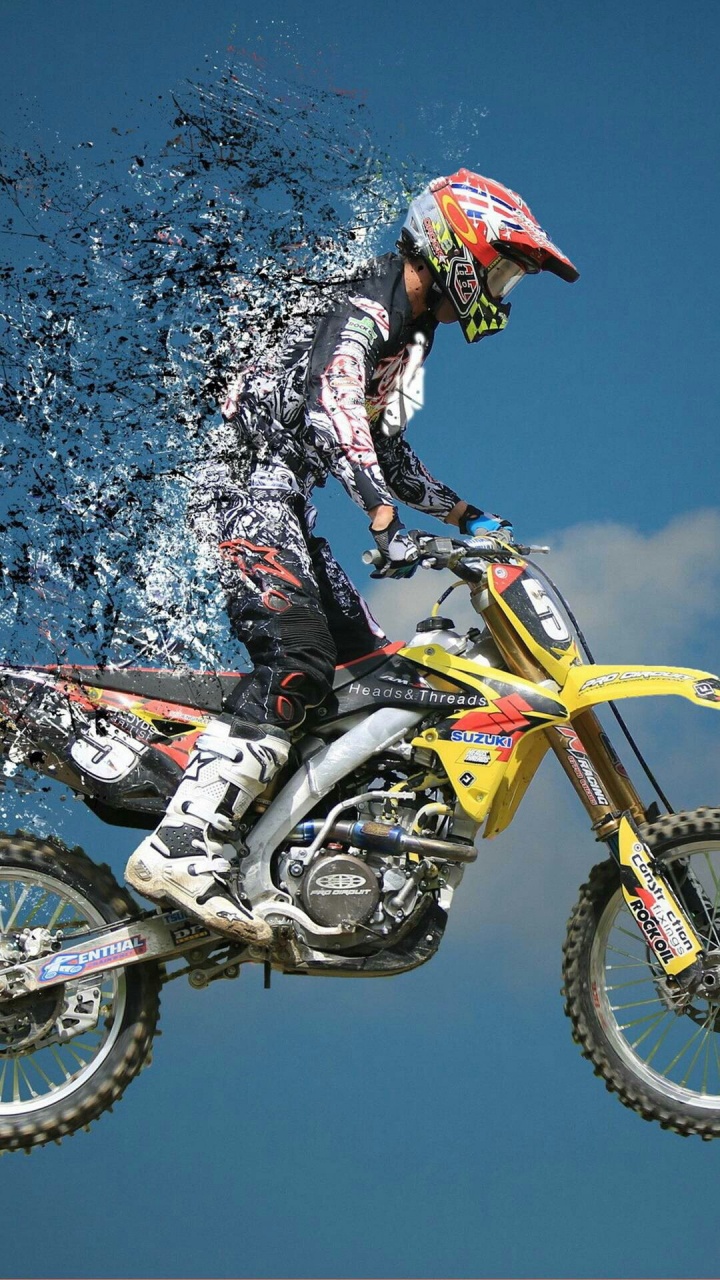 Freestyle Motocross, Motocross, Moto Stunt Riding, la Moto, Course de Moto. Wallpaper in 720x1280 Resolution