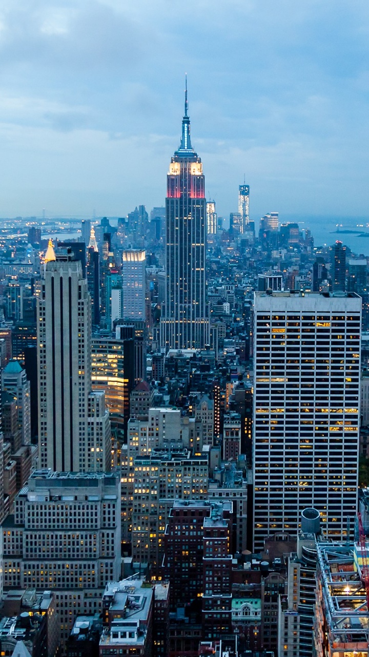 Aerial View of City Buildings During Daytime. Wallpaper in 720x1280 Resolution