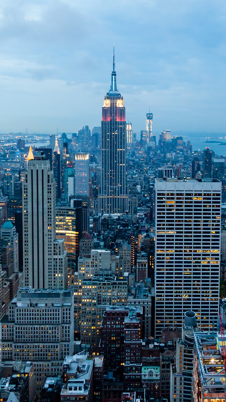 Aerial View of City Buildings During Daytime. Wallpaper in 750x1334 Resolution