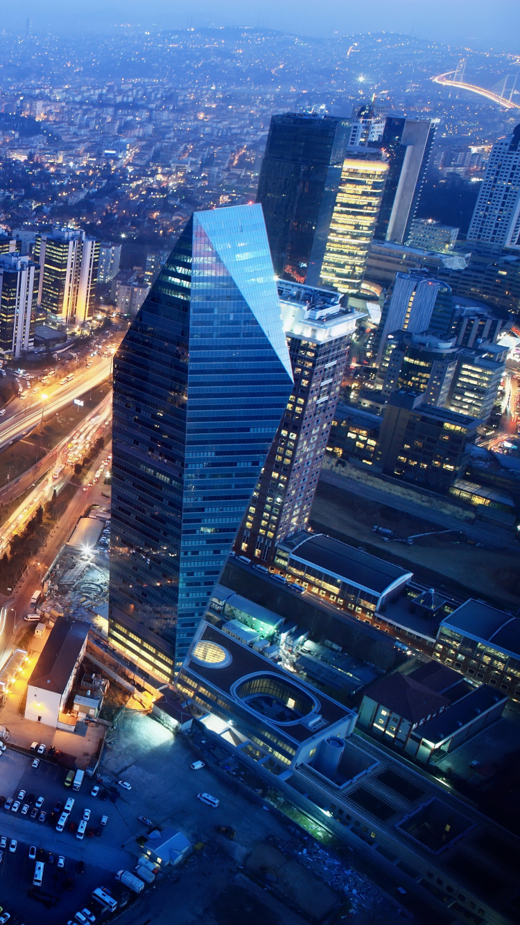 Bosphore, Corne D'Or, Mer de Marmara, Voyage, Gratte-ciel. Wallpaper in 750x1334 Resolution