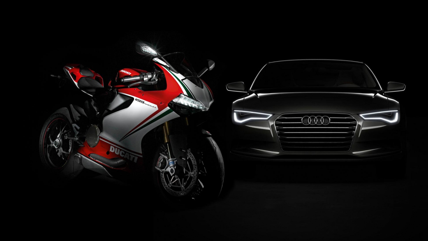 Bmw m 3 Negro y Rojo. Wallpaper in 1366x768 Resolution