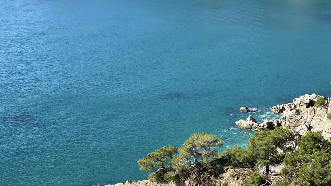 Meer, Gewässer, Natur, Vegetation, Küste. Wallpaper in 1280x720 Resolution