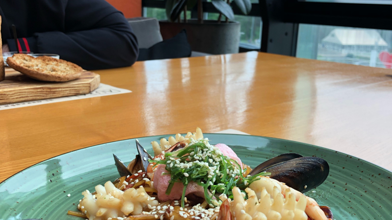 意大利菜, 素食, 海鲜, 节肢动物, 食品 壁纸 1366x768 允许