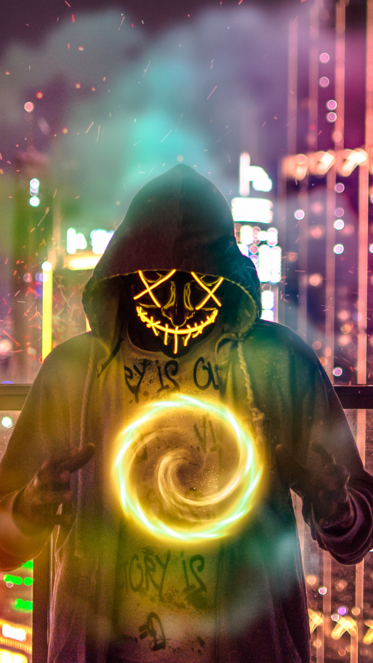 Mask, Art, Creative Arts, Illustration, The Mask. Wallpaper in 750x1334 Resolution