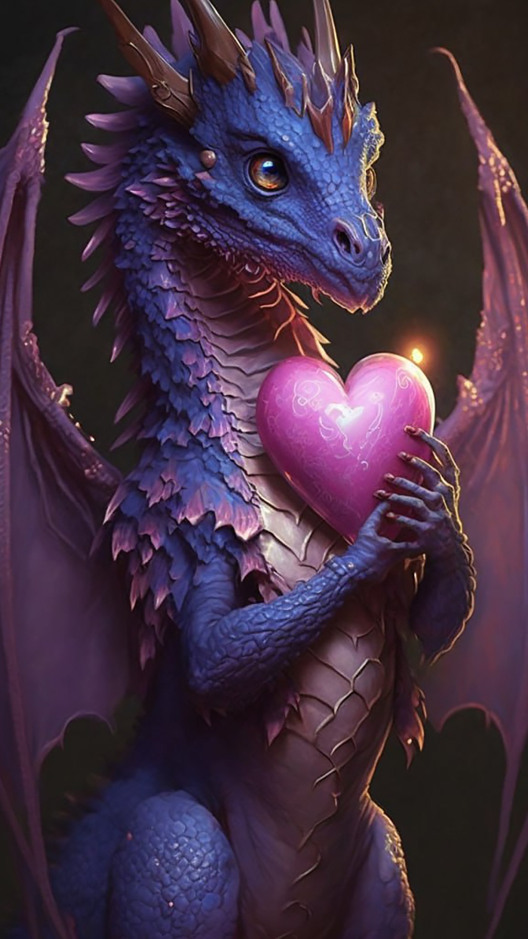 Dragon, Light, Purple, Extinction, Art. Wallpaper in 1080x1920 Resolution
