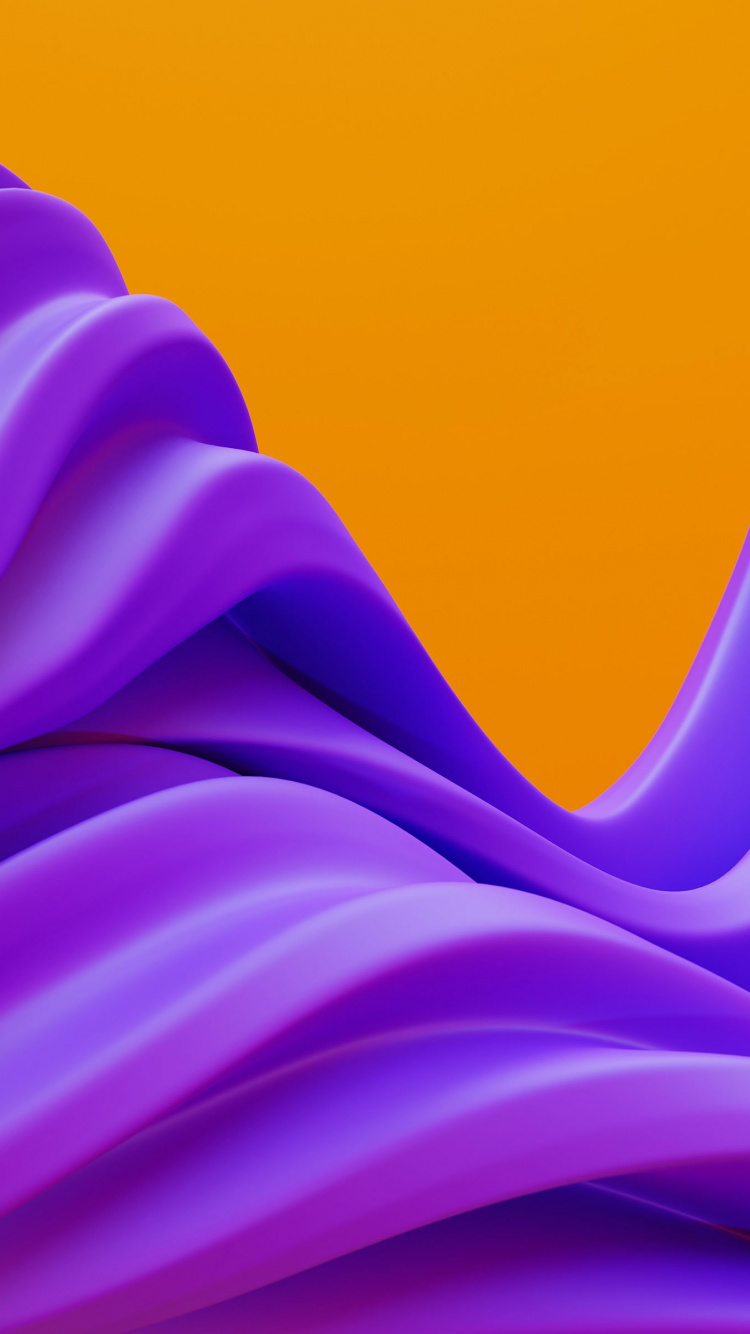 安卓, 智能手机, Fhd, 紫色的, 液体 壁纸 750x1334 允许