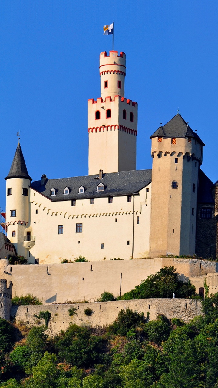 Middle Rhine, Rhine Gorge, Castle, Landmark, Building. Wallpaper in 720x1280 Resolution