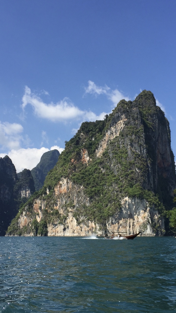 Coast, Mountainous Landforms, Natural Landscape, Rock, Promontory. Wallpaper in 720x1280 Resolution