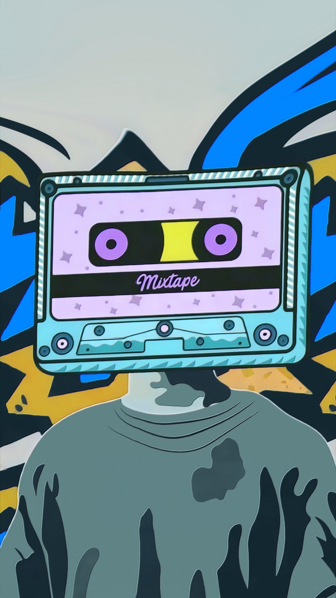 卡通, 绘画, 器官, 套, 艺术 壁纸 1080x1920 允许